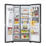 Refrigerador LG Side by Side de 598 L con InstaView Craft Ice Negro Openbox - Reuse Chile