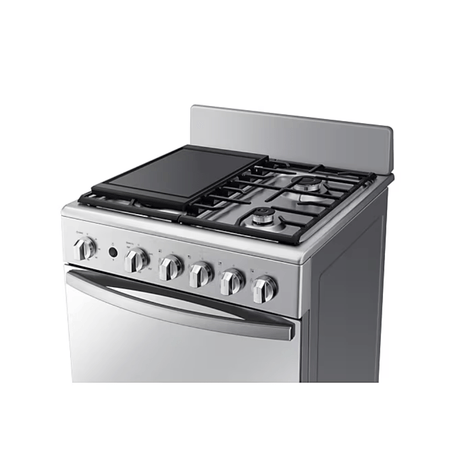 Samsung Cocina a Gas con 4 Quemadores con Quemador Rápido Plata Openbox - Reuse Chile