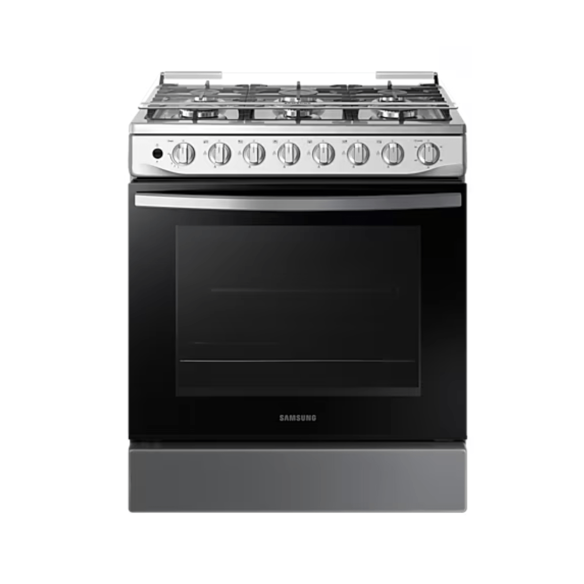Samsung Cocina a Gas con 6 quemadores rápidos y semi rápidos Espejado Negro Openbox - Reuse Chile