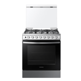 Samsung Cocina a Gas con 6 quemadores rápidos y semi rápidos Espejado Negro Openbox - Reuse Chile