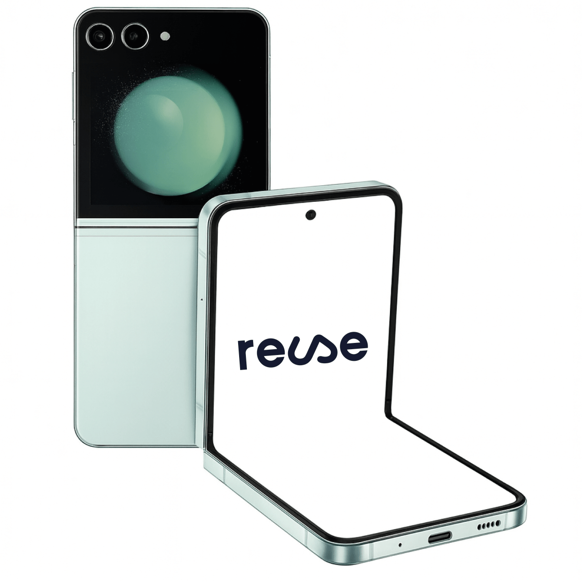 Samsung galaxy z flip menta 5256GB Reacondicionado - Reuse Chile