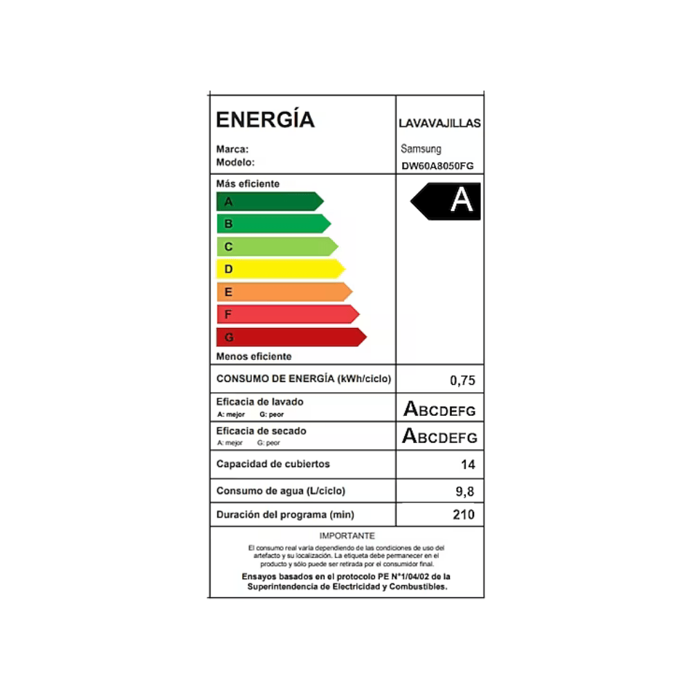 Samsung Lavavajillas 14 Cubiertos con Smart Things Openbox - Reuse Chile
