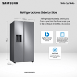 Samsung Refrigerador Side by Side de 602L con Space Max Gris Openbox - Reuse Chile