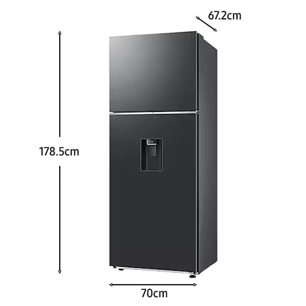 Samsung Refrigerador Top Mount Freezer 407 L con Space Max Negro Openbox - Reuse Chile