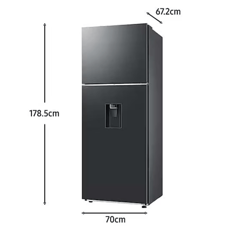 Samsung Refrigerador Top Mount Freezer 407 L con Space Max Negro Openbox - Reuse Chile