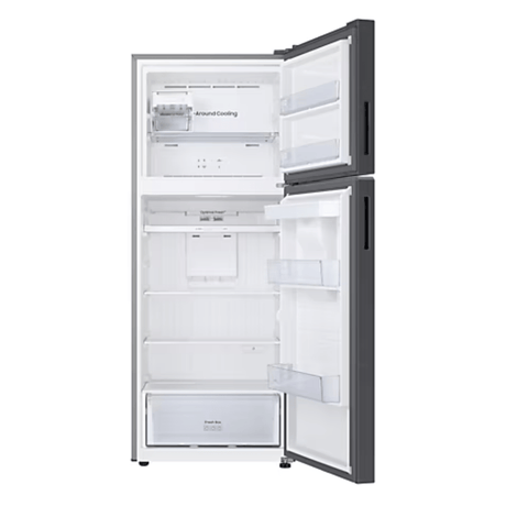 Samsung Refrigerador Top Mount Freezer 407 L con Space Max Negro Openbox - Reuse Chile