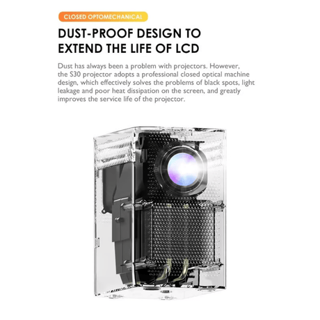 Toumi S3 De proyector 4K WiFi 1080P 2+16G Android 10 Openbox - Reuse Chile