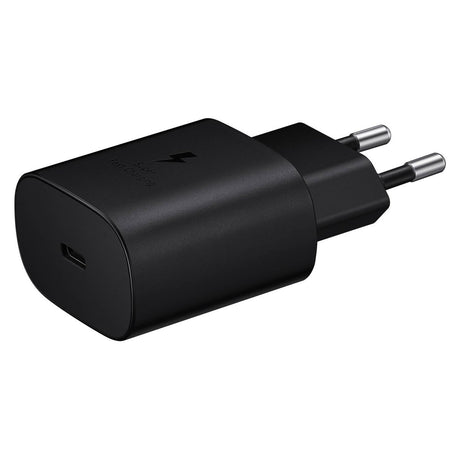Cargador Samsung Carga SÃºper RÃ¡pida 25W mas cable USB - C Negro Openbox - Reuse Chile