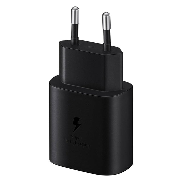 Cargador Samsung Carga SÃºper RÃ¡pida 25W mas cable USB - C Negro Openbox - Reuse Chile